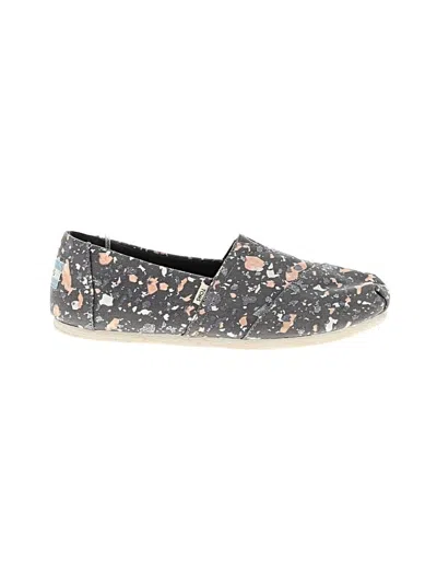 Pre-owned Toms Flats In Gray