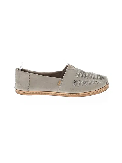 Pre-owned Toms Flats In Gray