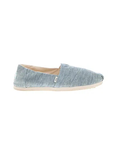 Pre-owned Toms Flats In Gray