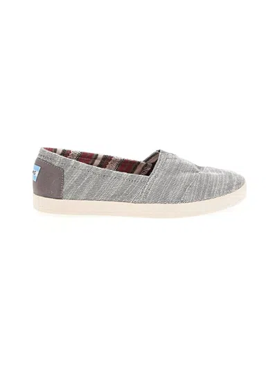Pre-owned Toms Flats In Gray