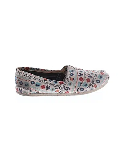 Pre-owned Toms Flats In Gray