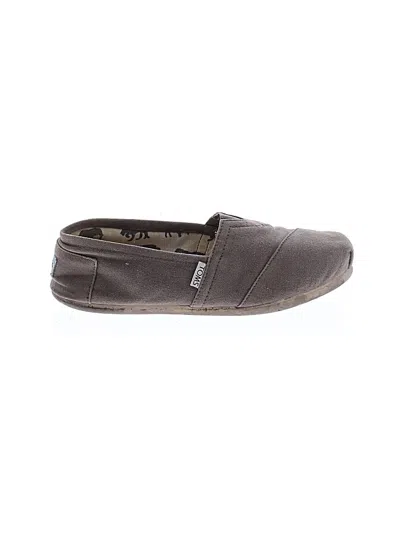 Pre-owned Toms Flats In Gray