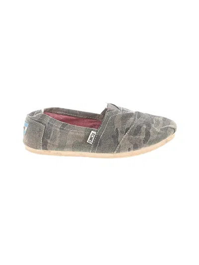 Pre-owned Toms Flats In Gray