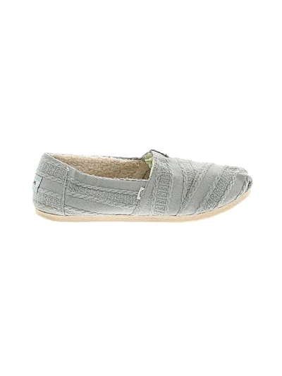 Pre-owned Toms Flats In Gray