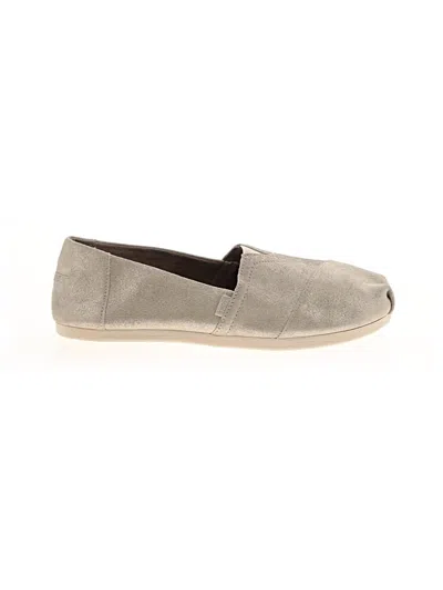 Pre-owned Toms Flats In Gray