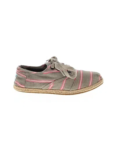 Pre-owned Toms Flats In Gray