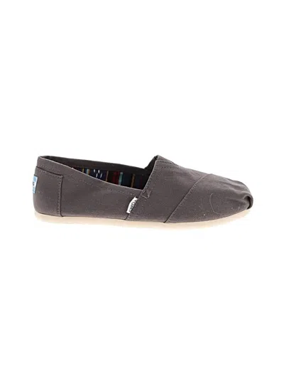 Pre-owned Toms Flats In Gray