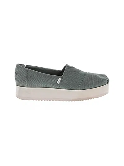 Pre-owned Toms Flats In Green