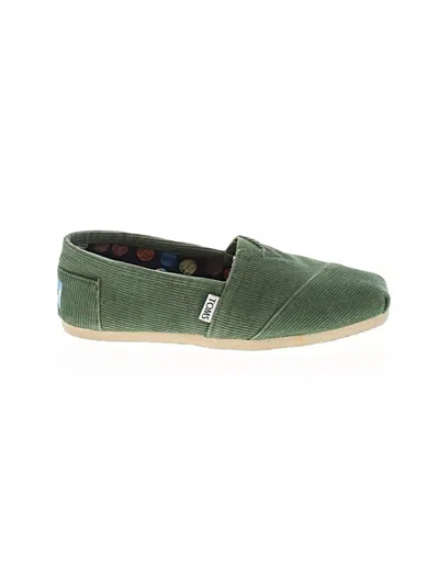 Pre-owned Toms Flats In Green