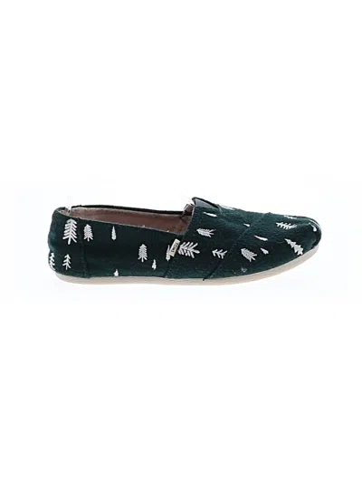 Pre-owned Toms Flats In Green
