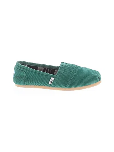 Pre-owned Toms Flats In Green