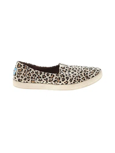Pre-owned Toms Flats In Ivory