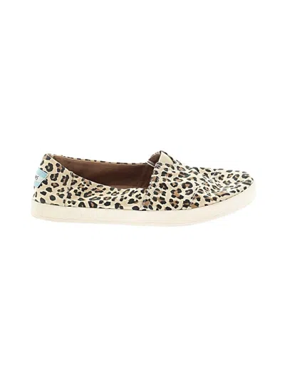 Pre-owned Toms Flats In Ivory