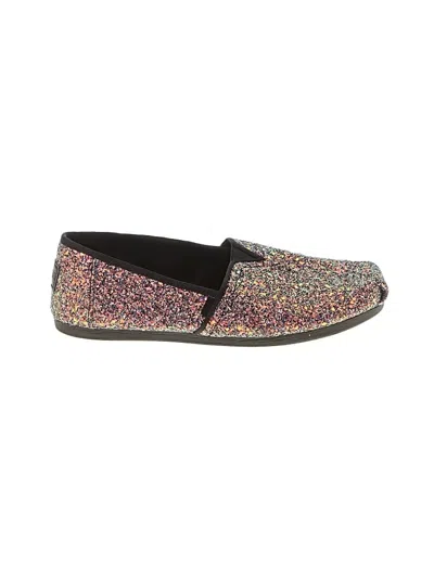 Pre-owned Toms Flats In Pink