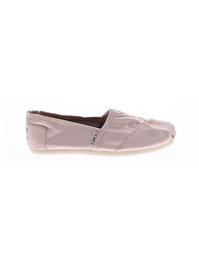 Pre-owned Toms Flats In Pink