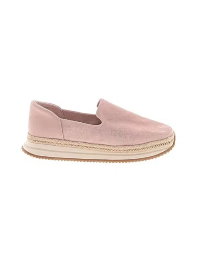 Pre-owned Toms Flats In Pink