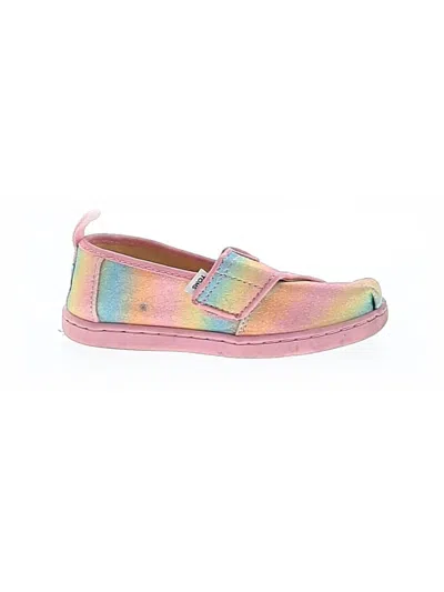 Pre-owned Toms Kids' Flats In Pink