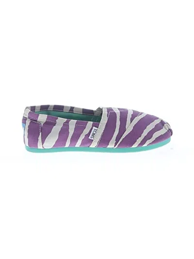 Pre-owned Toms Flats In Purple