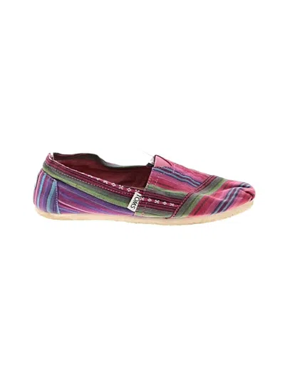 Pre-owned Toms Flats In Purple