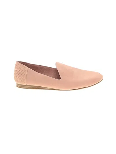 Pre-owned Toms Flats In Tan