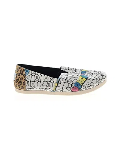 Pre-owned Toms Flats In White