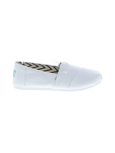 Pre-owned Toms Flats In White