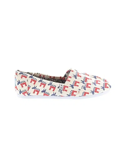 Pre-owned Toms Flats In White