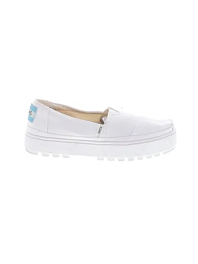 Pre-owned Toms Flats In White