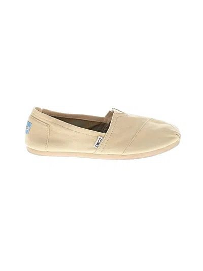 Pre-owned Toms Flats In Yellow