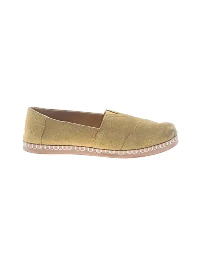 Pre-owned Toms Flats In Yellow