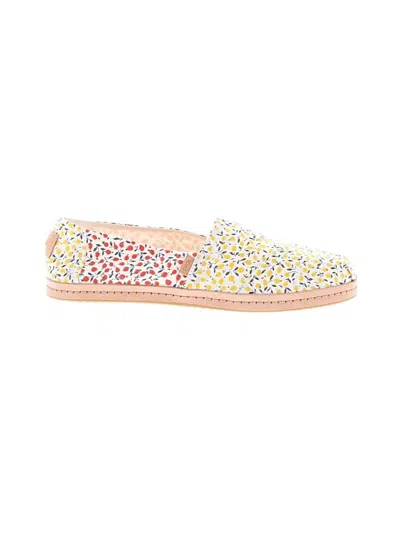 Pre-owned Toms Flats In Yellow