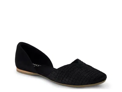 Toms Gemma Flat In Black