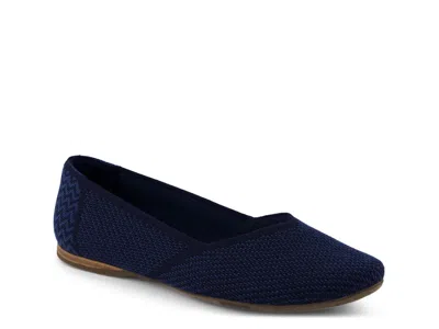 Toms Gemma Flat In Blue