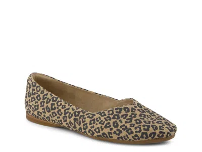 Toms Gemma Ballet Flat In Animal Print