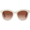 Toms Gwyneth 52mm Round Sunglasses In Multi