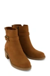 Toms Hailey Buckle Bootie In Brown