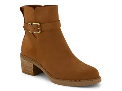 Toms Hailey Buckle Bootie In Brown