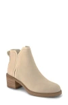 Toms Hailey Water Resistant Leather Bootie In Natural