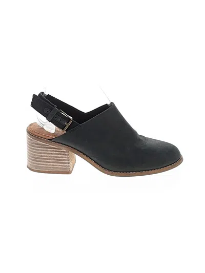 Pre-owned Toms Heels In Black