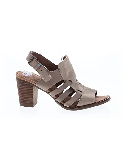 Pre-owned Toms Heels In Gray