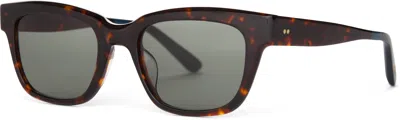 Toms Holland Sunglasses In Dark Tortoise/grey In Brown