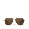 Toms Hudson Gold Polarized Handcrafted Sunglasses In Multi