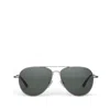Toms Hudson Gunmetal Handcrafted Sunglasses In Gray