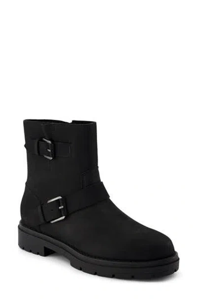 Toms Ionie Moto Boot In Black