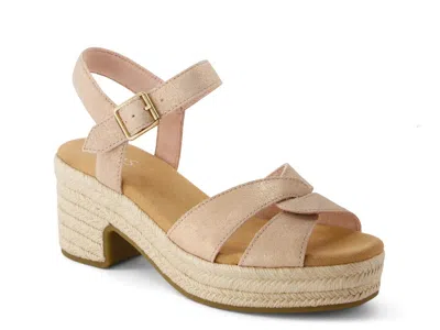 Toms Isla Espadrille Platform Sandal In Multi