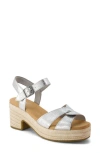 Toms Isla Platform Sandal In Silver