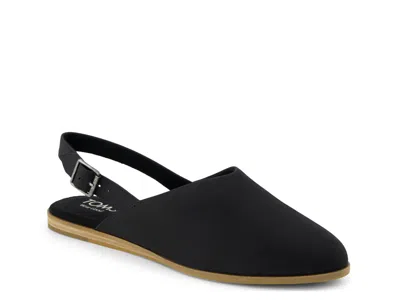 Toms Jade Mule In Black