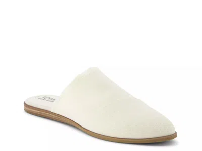 Toms Jade Mule In White