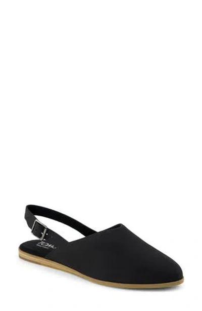 Toms Jade Slingback Mule In Black