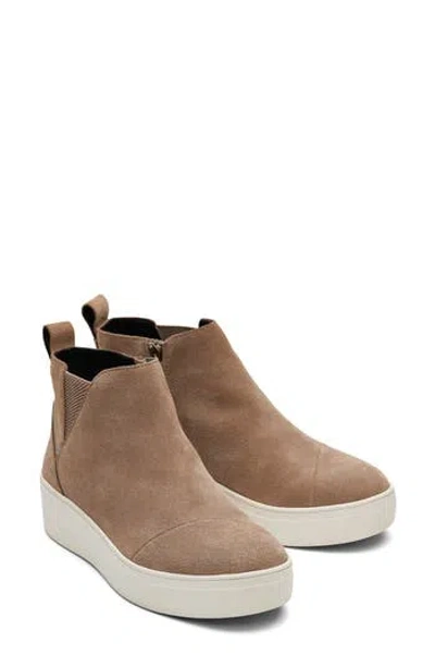 Toms Jamie Platform Sneaker In Taupe